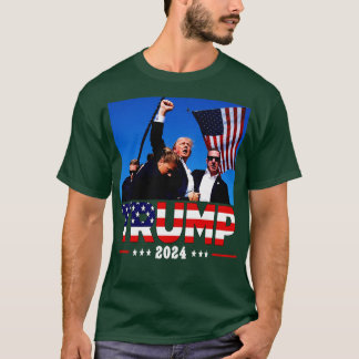 Schuss 2024 für den Mordversuch 2024 T-Shirt