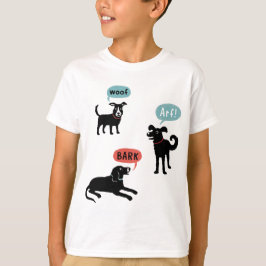 Schuss-Barke Arf Woooo T-Shirt