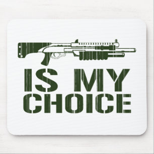 Schuss-Gewehr ist meine Wahl Mousepad