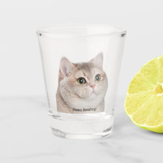Schuss Glas schwere Atmung Cat Meme