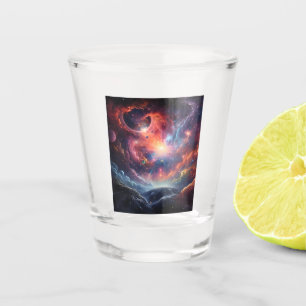 Schuss-Gläser im Tiefenraum Schnapsglas