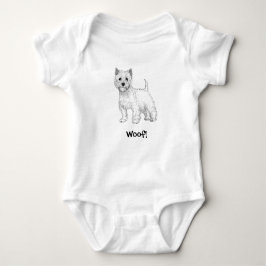 Schuss! Hündchen-Baby-Bodysuit - Westhochland Baby Strampler