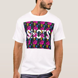 Schuss-Neon-T-Shirts T-Shirt