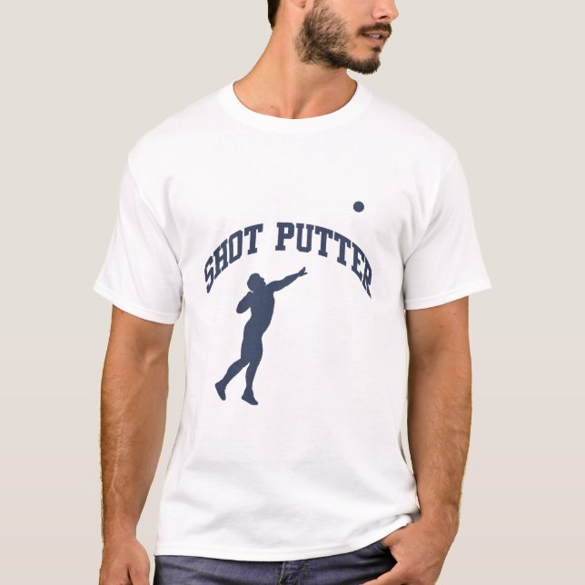 Schuss-Putter T-Shirt (Vorderseite)