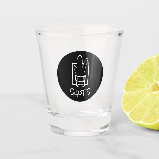 Schuss Schnapsglas (Vorderseite)