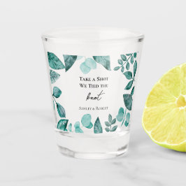 Schuss Wir tiedten die Aquamarine Grünanlage der K Schnapsglas