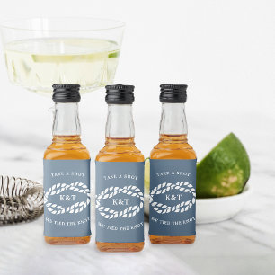 Schuss, wir tippen die Gastgeschenk Hochzeit des K Alkoholflaschenetikett