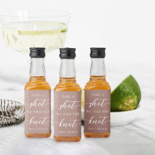 Schuss, wir tippen die Gastgeschenk Hochzeit des K Alkoholflaschenetikett