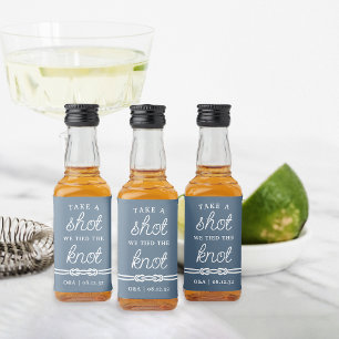 Schuss, wir tippen die Gastgeschenk Hochzeit des K Alkoholflaschenetikett