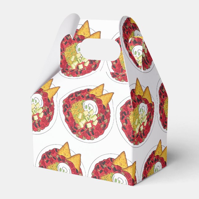 Schüssel Chili Chili Chile auf Carne Cookoff Leben Geschenkschachtel (Vorderseite)