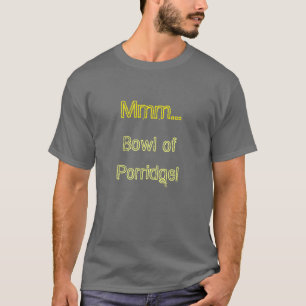 Schüssel des Brei-T-Shirts T-Shirt