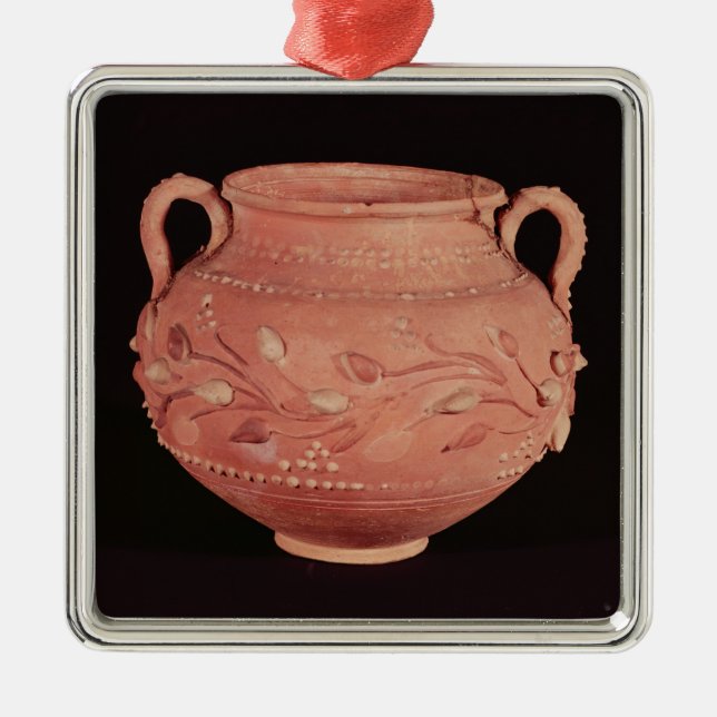 Schüssel gefunden bei Coptos, oberes Ägypten Ornament Aus Metall (Vorne)