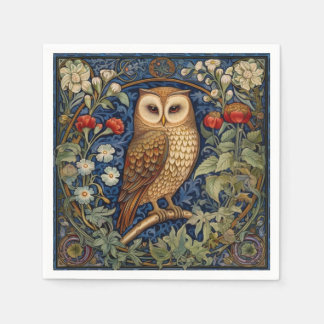 Schüssel im Garten William Morris Stil Serviette