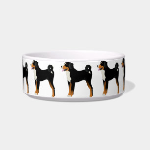 Schüssel mit Appenzeller sennenhund
