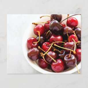 Schüssel mit Kirschen Flyer