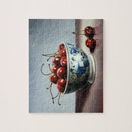 Schüssel mit Kirschen Puzzle