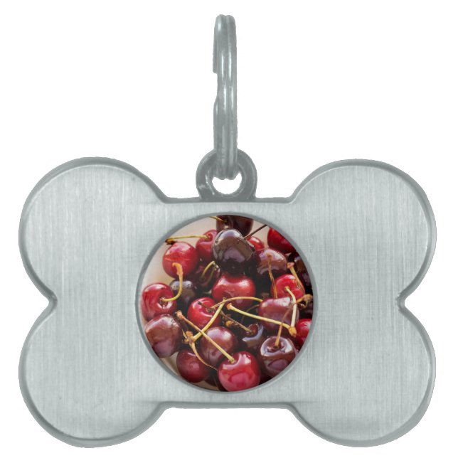 Schüssel mit Kirschen Tiermarke (Vorderseite)