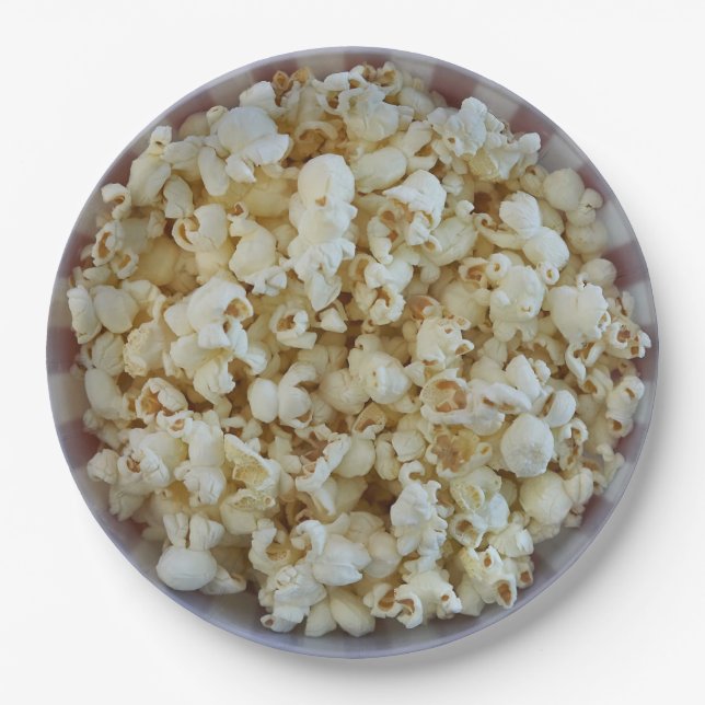 Schüssel Popcorn-WegwerfpapierTeller Pappteller (Vorderseite)