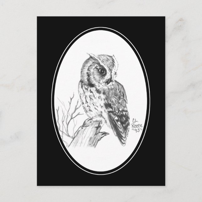 Schüssel Postkarte im Stift (Vorderseite)