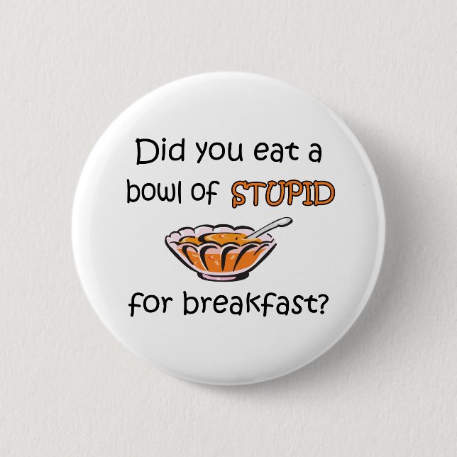 Schüssel von dummem button (Vorderseite)