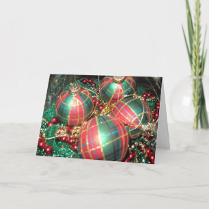 Schüssel Weihnachtsfarben Feiertagskarte