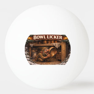 Schüssellecker Isländischer Yule-Lad Tischtennisball