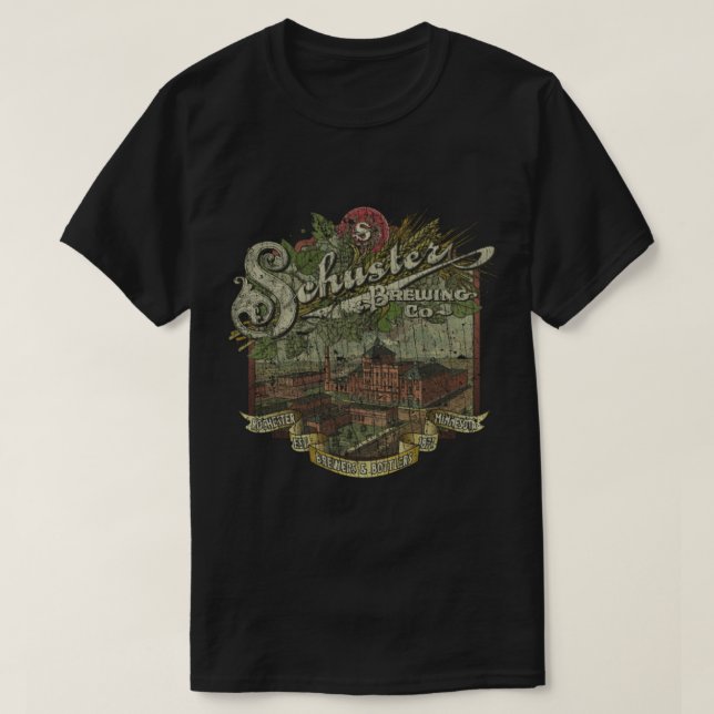 Schuster Brewing Co. 1871 T-Shirt (Design vorne)