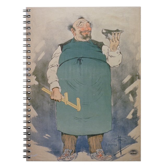 Schuster (Farbelitho) Notizblock (Vorderseite)