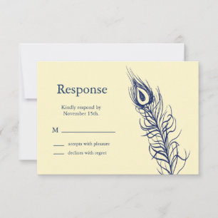 Schüttel deine Schwanzfedern RSVP Karte