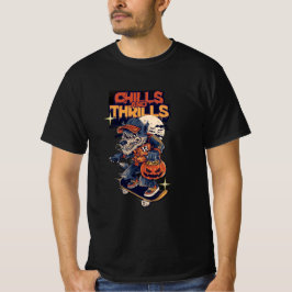 Schüttelfrost und Thrills Halloween Werewolf Skate T-Shirt