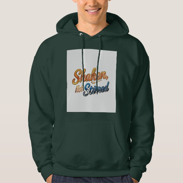 "Schütteln, nicht reißen." Hoodie (Vorderseite)
