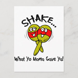 Schütteln Postkarte