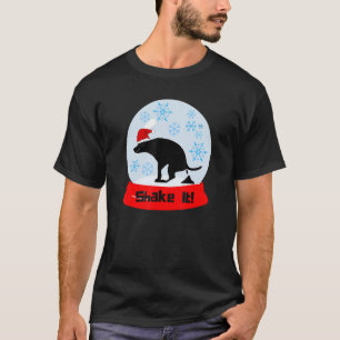 Schütteln Sie es Kackend Dog Globe T-Shirt