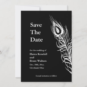 Schütteln Sie Ihre Schwanz Feathers Save the Date 