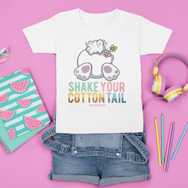 Schütteln Sie Ihren Cotton-Schwanz Niedlich Osterb T-Shirt (Von Creator hochgeladen)