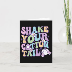 Schütteln Sie Ihren Cotton Schwanz Niedlich Ostern Karte