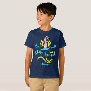 Schütteln Sie Ihren Schwanz Bunny Dance Rabbit Kid T-Shirt