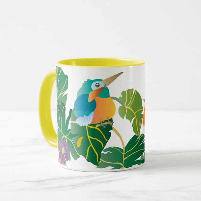 Schütten Sie Ihr Herz Liebe Kaffee Tasse (Vorderseite Links)