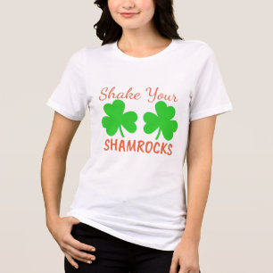 Schüttle deine Shamrocks - Lustiger St. Patrick's  Tri-Blend Shirt