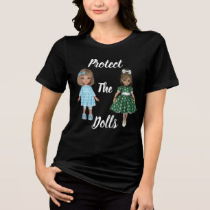 Schutz den Puppen Tri-Blend-Shirt Tri-Blend Shirt