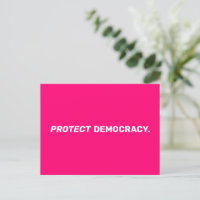 Schutz der Demokratie - Moderne Typografie - heiß
