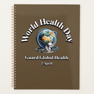 Schutz der globalen Gesundheit. Weltgesundheitstag Planer