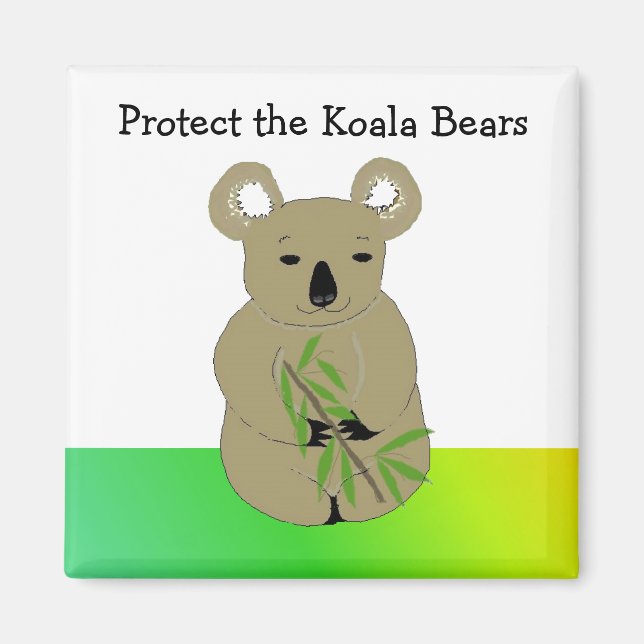 Schutz der Koala-Bears Magnet (Vorne)