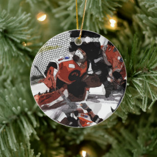Schutz der Netto-Eishockey-Keramik Keramik Ornament