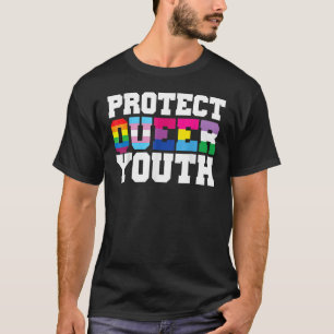 Schutz der Queen LGBT-Bewusstseinsbildung für schw T-Shirt