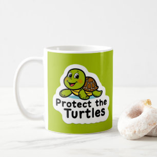 Schutz der Schildkröten-Tasse Kaffeetasse