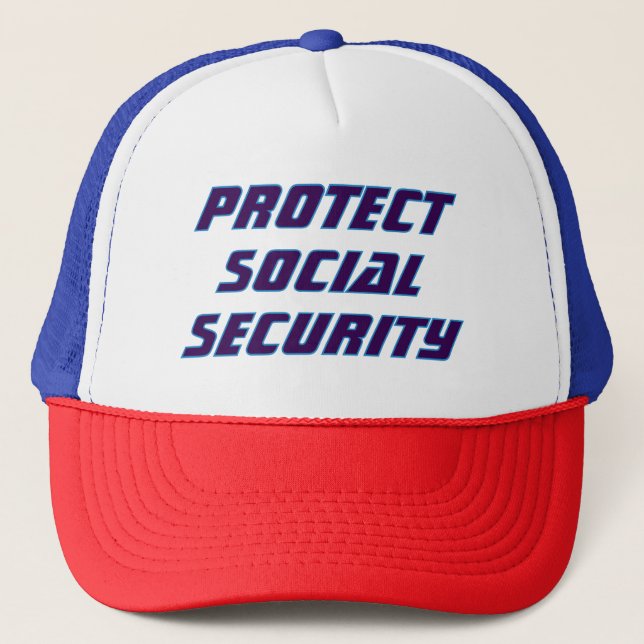 Schutz der Sozialversicherungspolitik Truckerkappe (Vorderseite)