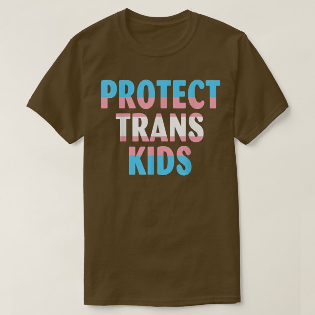 Schutz der Trans Kids Transseuality Trans Pride Tr T-Shirt (Design vorne)