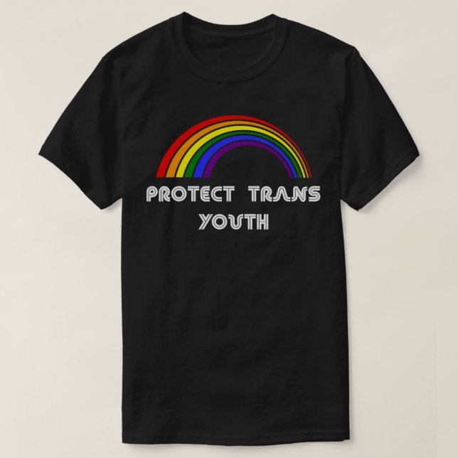 Schutz der Trans Youth LGBT LGBT Pride T LGBTQ Sup T-Shirt (Design vorne)