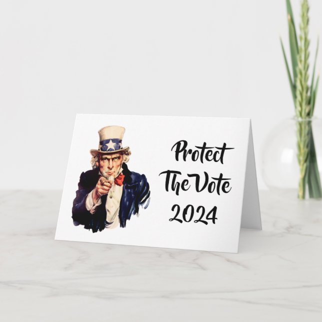 Schutz der Wählerkarte 2024 Karte (Vorderseite)